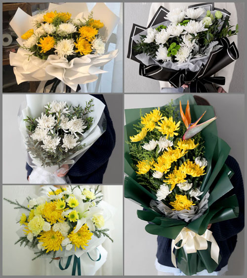 贵州铜仁市思南县张家寨镇钟山村白事花束代送